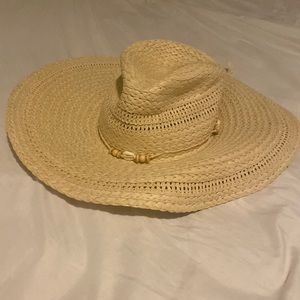 Vintage Straw Beach Hat